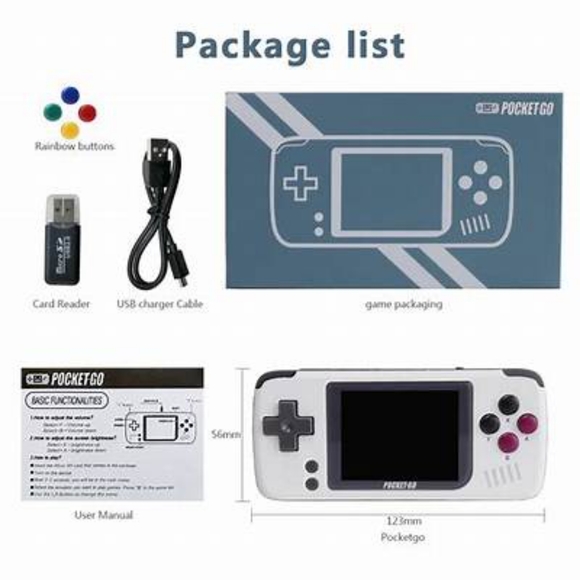 Pocket Go Retro Games Handheld - Picture 7 of 7